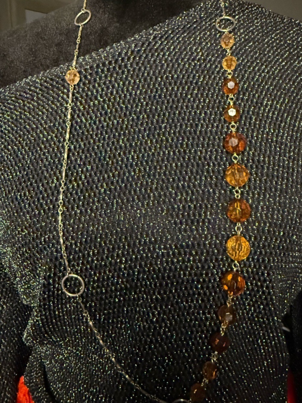 Jewelry Set Vintage y2K Cookie Lee Banana Republic Statement Necklace Wild Grace - Picture 4 of 14
